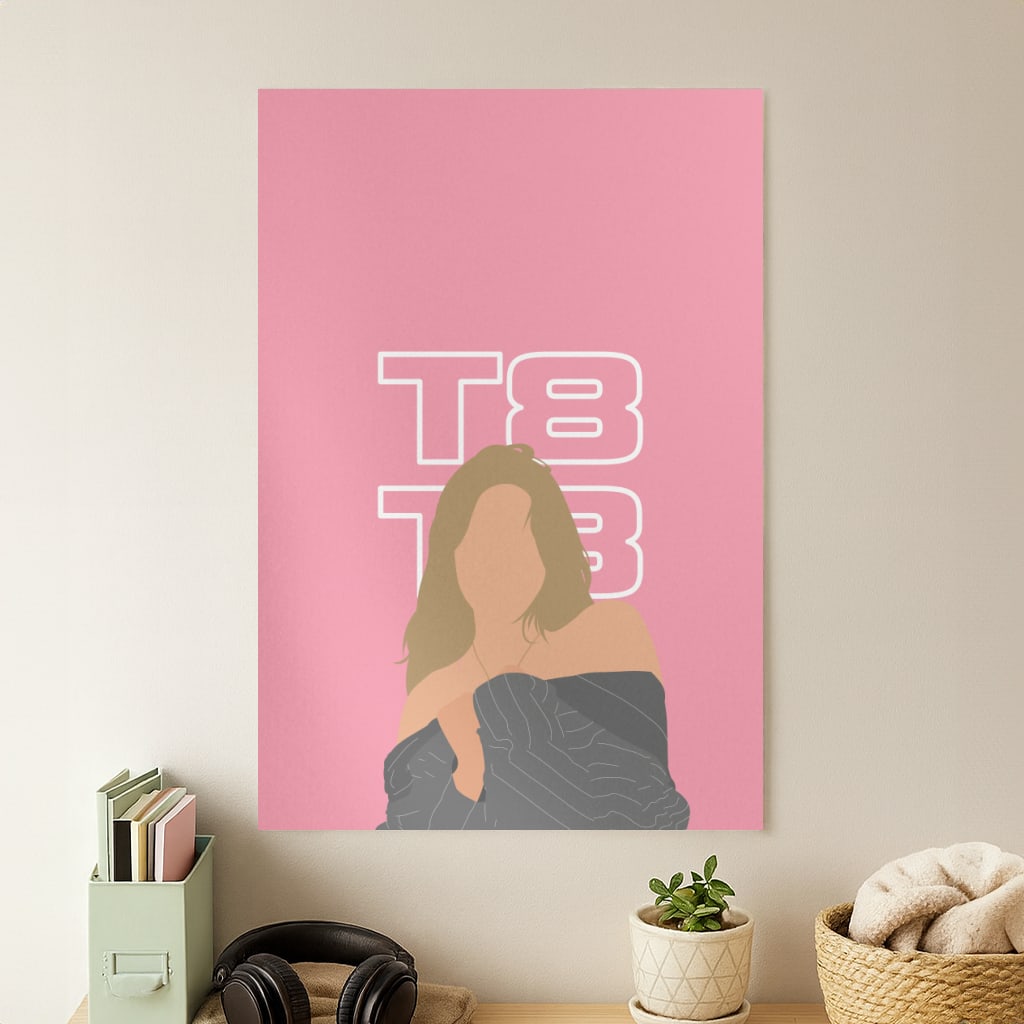 T8 Pink  Poster