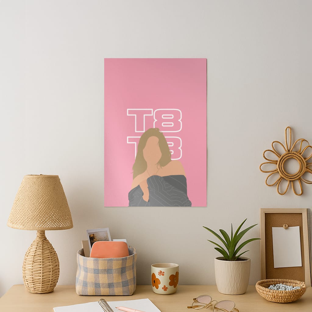 T8 Pink  Art Print