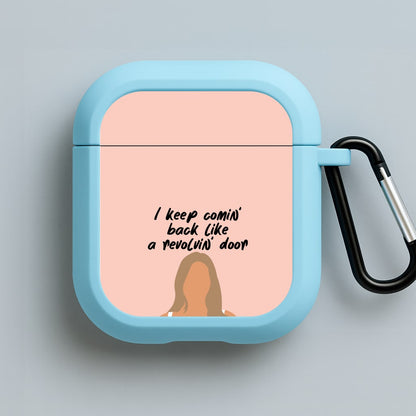 Revolving Door Blue AirPods Case