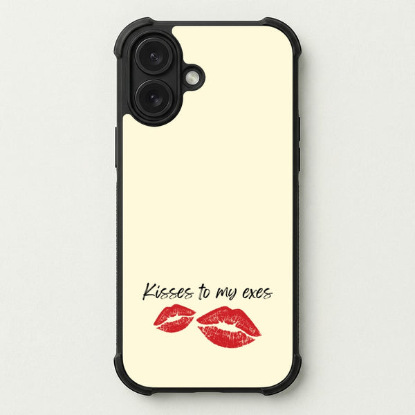 Kisses To My Exes Phone Case — Bumper case