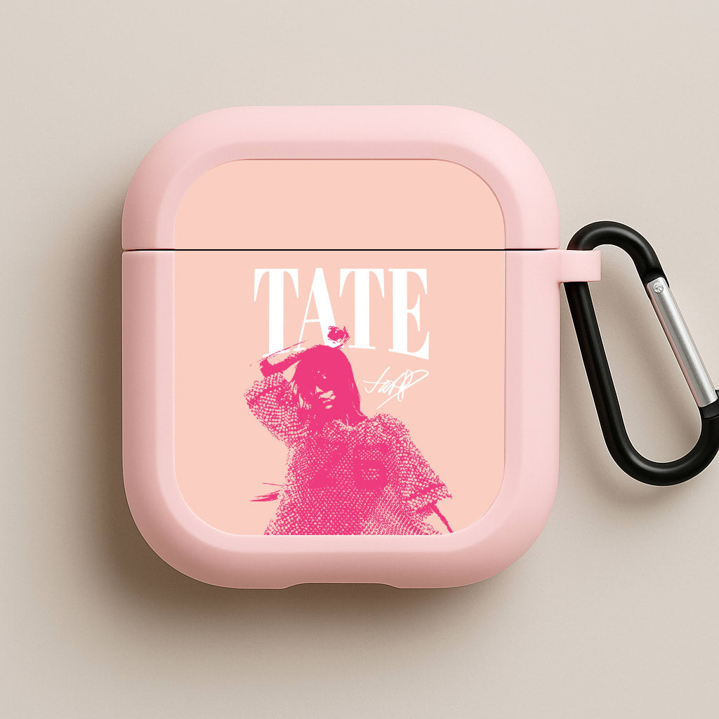 Tate Signature Pink AirPods Case
