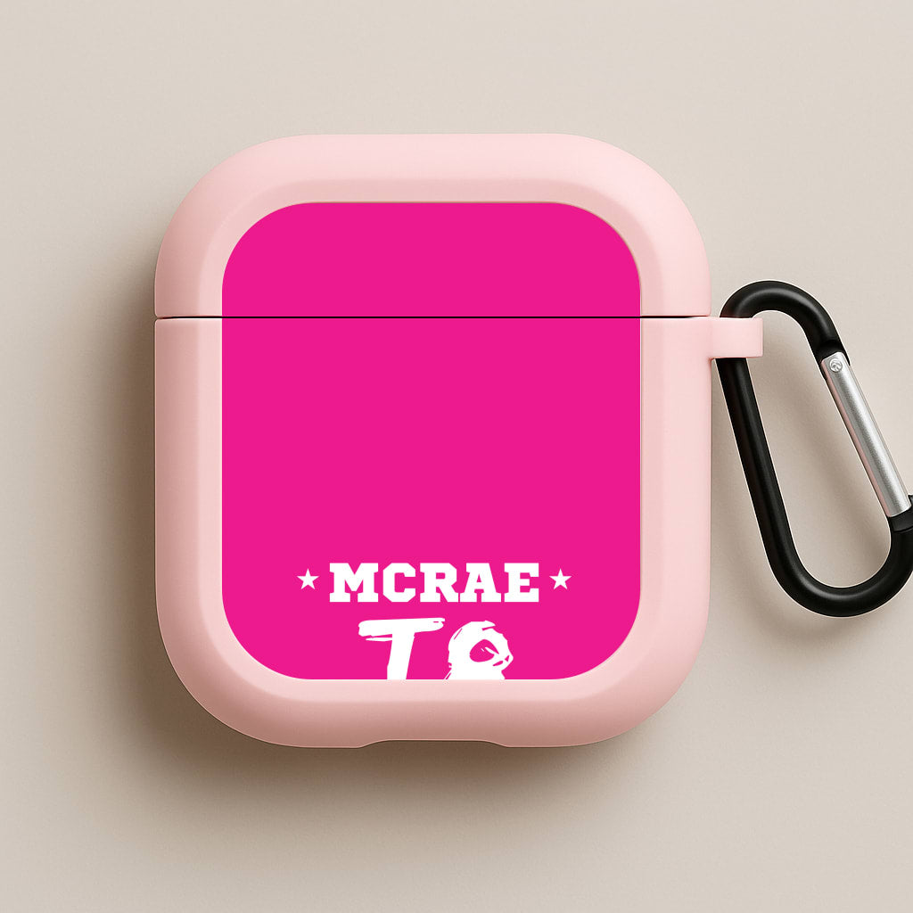 Pink T8 Sports Pink AirPods Case
