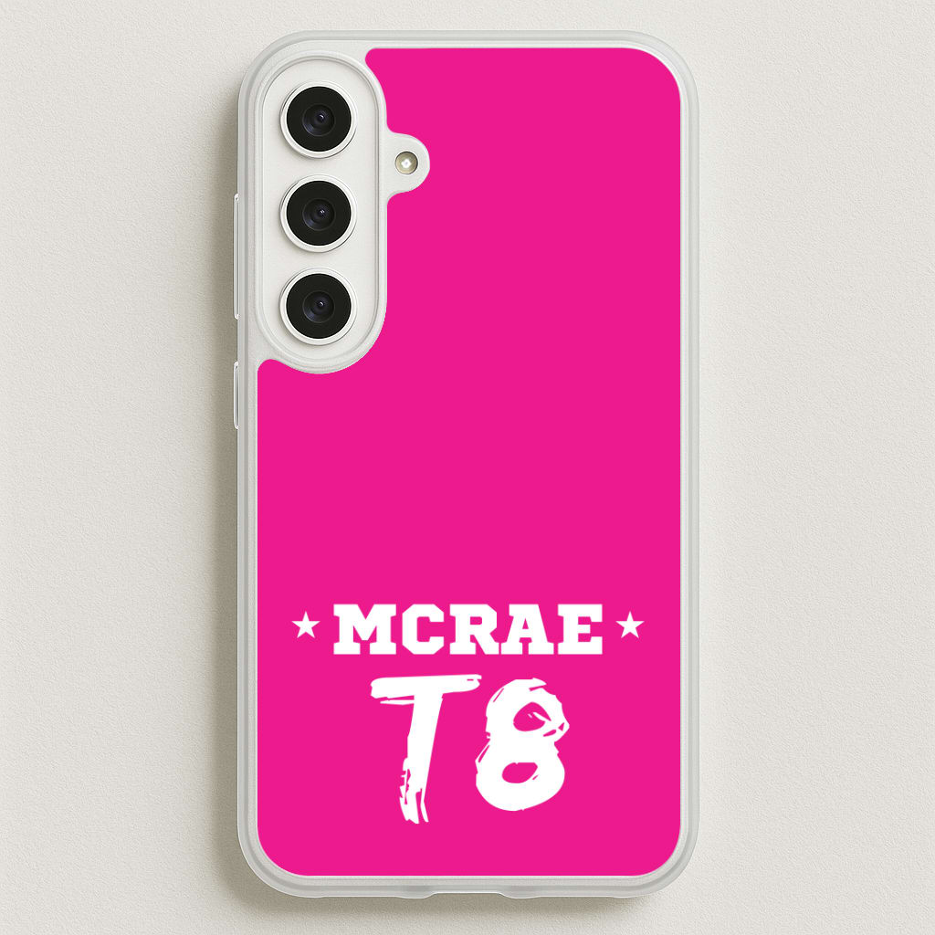 Pink T8 Sports Phone Case for Galaxy S25FE