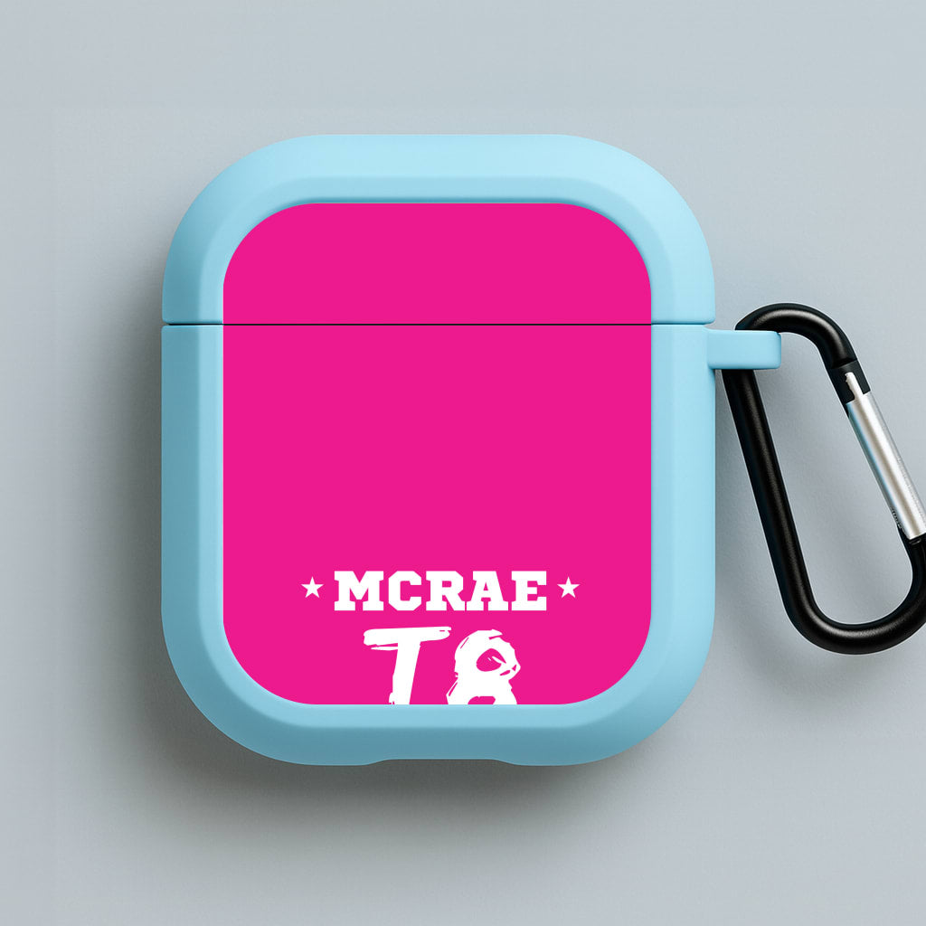 Pink T8 Sports Blue AirPods Case