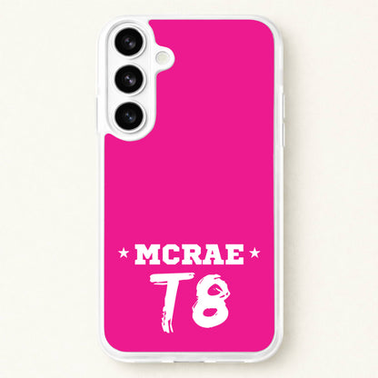Pink T8 Sports Phone Case for Galaxy S26