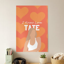 I Know Love Pattern Poster