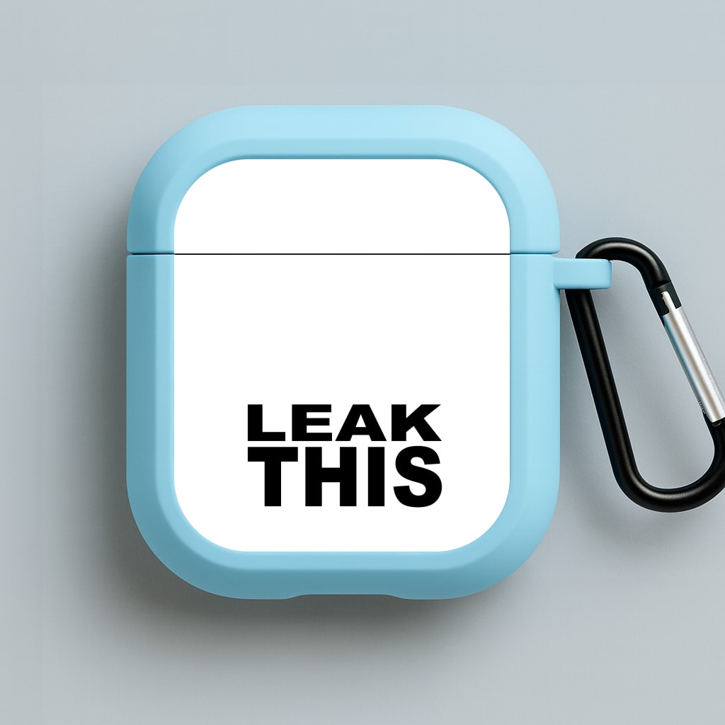Leak This Blue AirPods Case