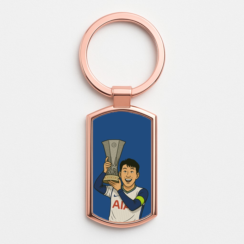 Son's Trophy Lift Rose Gold Keyring