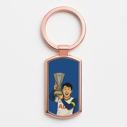 Son's Trophy Lift Rose Gold Keyring