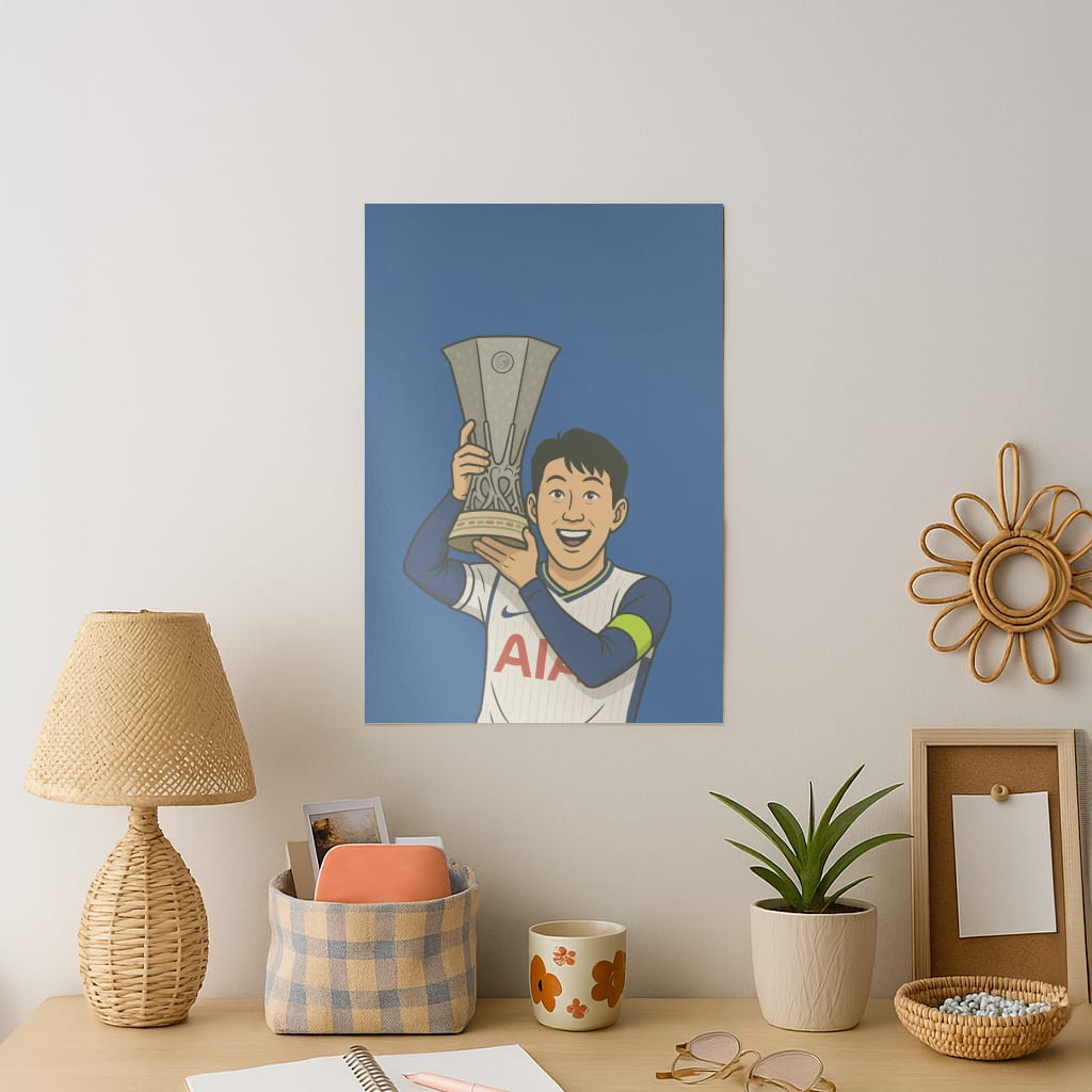 Son's Trophy Lift Art Print