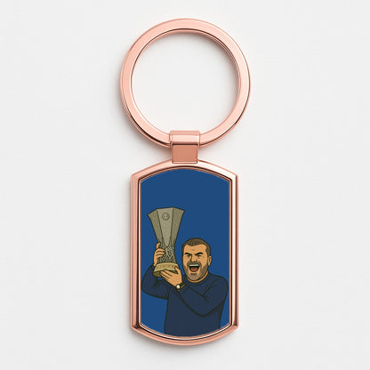 Ange's Trophy Lift Rose Gold Keyring