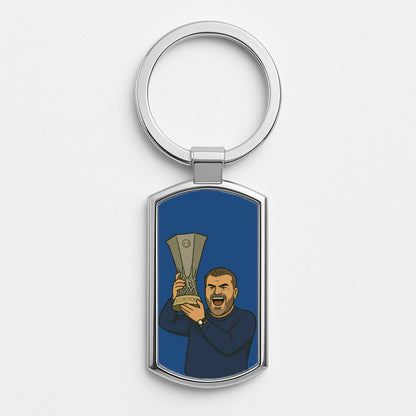 Ange's Trophy Lift Silver Keyring