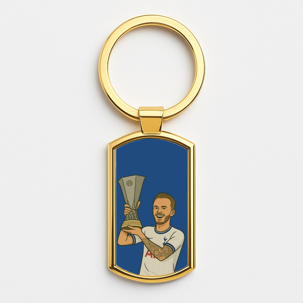 Maddison's Trophy Lift Gold Keyring