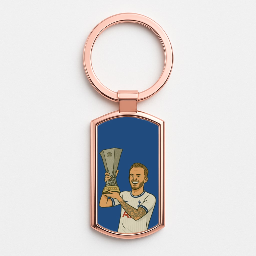 Maddison's Trophy Lift Rose Gold Keyring