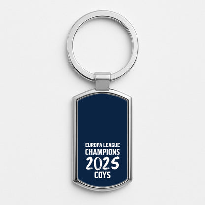 Europa League Winners 2025 - COYS Silver Keyring
