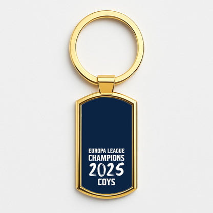Europa League Winners 2025 - COYS Gold Keyring