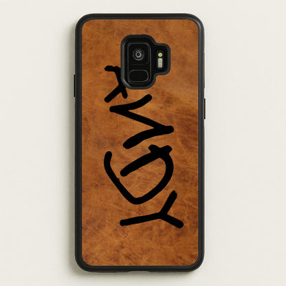 Andy Footprint  - Disney Phone Case for Galaxy S9