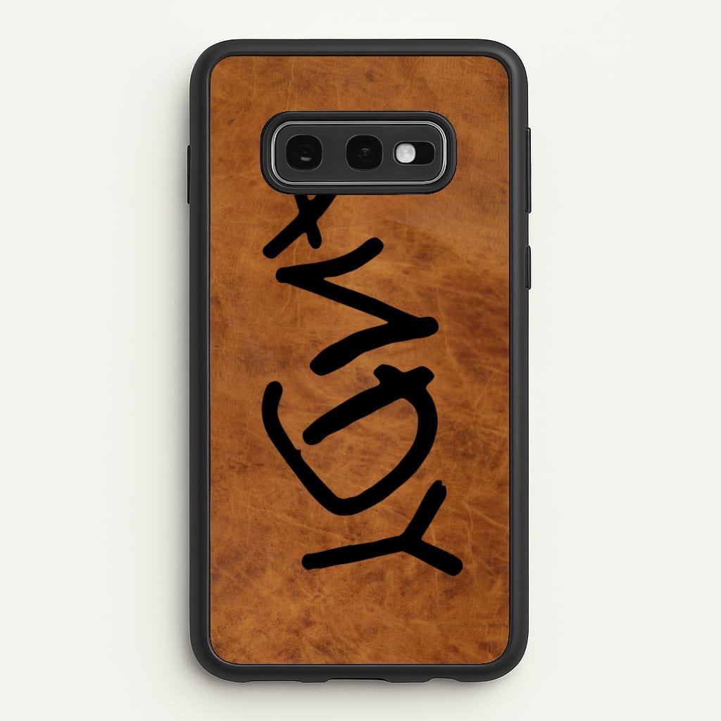 Andy Footprint  - Disney Phone Case for Galaxy S10e