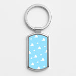 Andy's Bedroom Wallpaper Silver Keyring