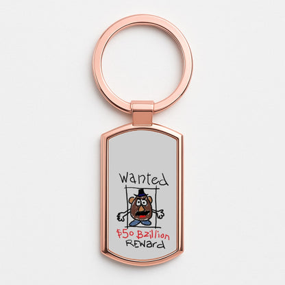 Mr Potato Head - Wanted A Story of Toys Rose Gold Keyring