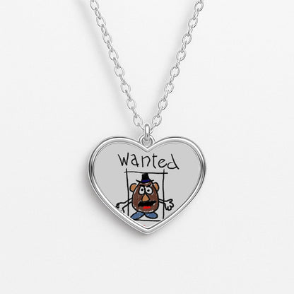 Mr Potato Head - Wanted A Story of Toys Heart Necklace