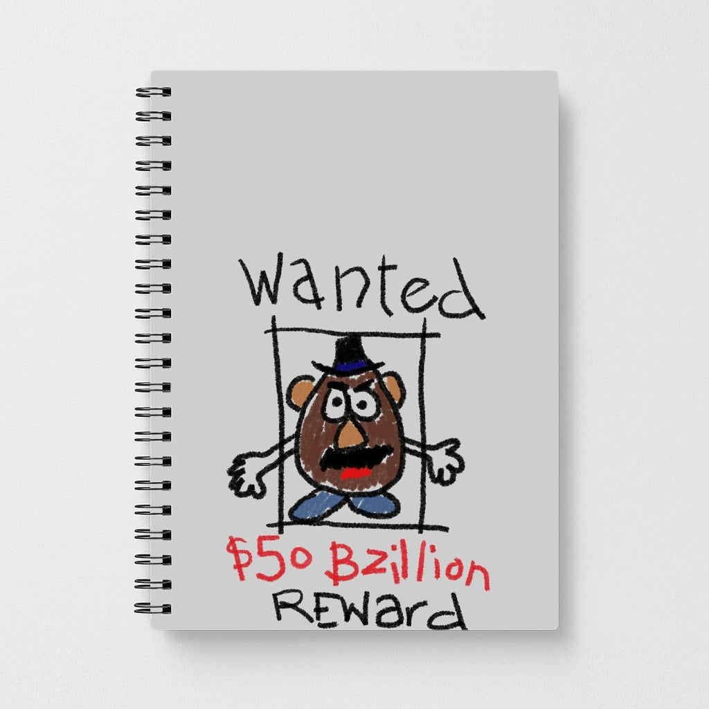 Mr Potato Head - Wanted A Story of Toys Notebook