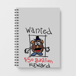 Mr Potato Head - Wanted Toy Story Notebook - Fun Cases