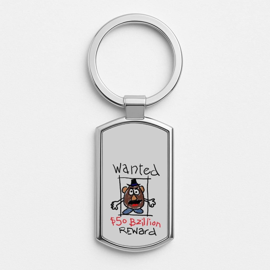 Mr Potato Head - Wanted A Story of Toys Luxury Keyring