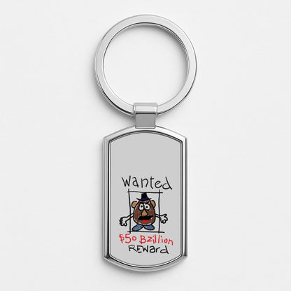 Mr Potato Head - Wanted A Story of Toys Silver Keyring