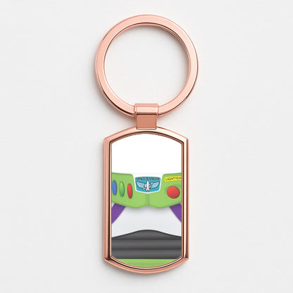 Buzz Outfit A Story of Toys Rose Gold Keyring