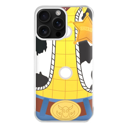 Woody Costume Phone Case for iPhone 16 Pro Max