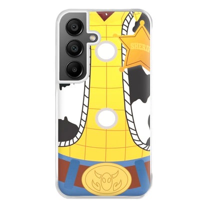 Woody Costume Phone Case for Galaxy A55