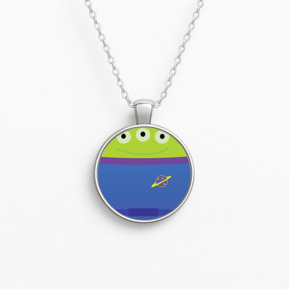 A Story of Toys Alien Costume Circle Necklace