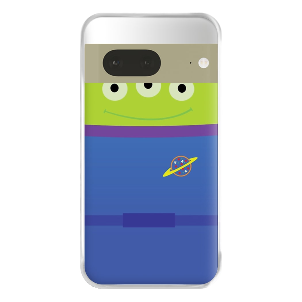 A Story of Toys Alien Costume Phone Case for Google Pixel 7a