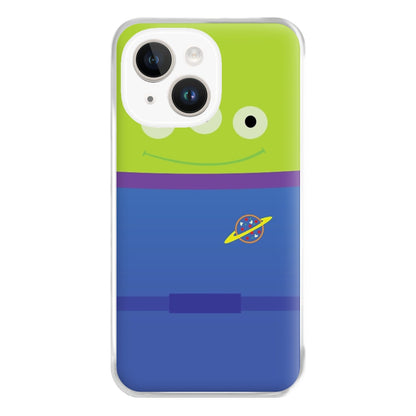 A Story of Toys Alien Costume Phone Case for iPhone 14 Plus