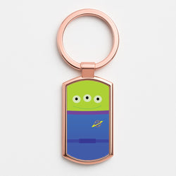 A Story of Toys Alien Costume Rose Gold Keyring