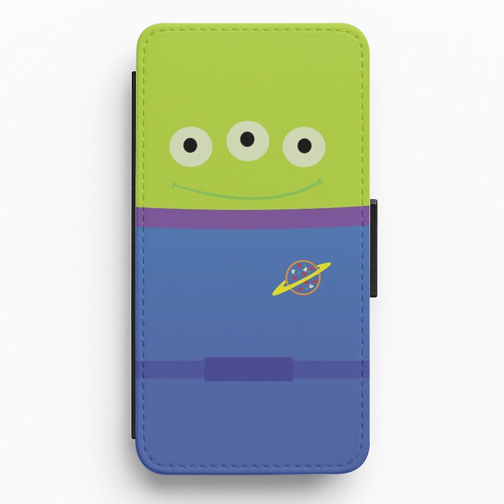 A Story of Toys Alien Costume Flip / Wallet Phone Case