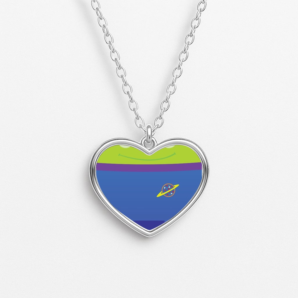 A Story of Toys Alien Costume Heart Necklace