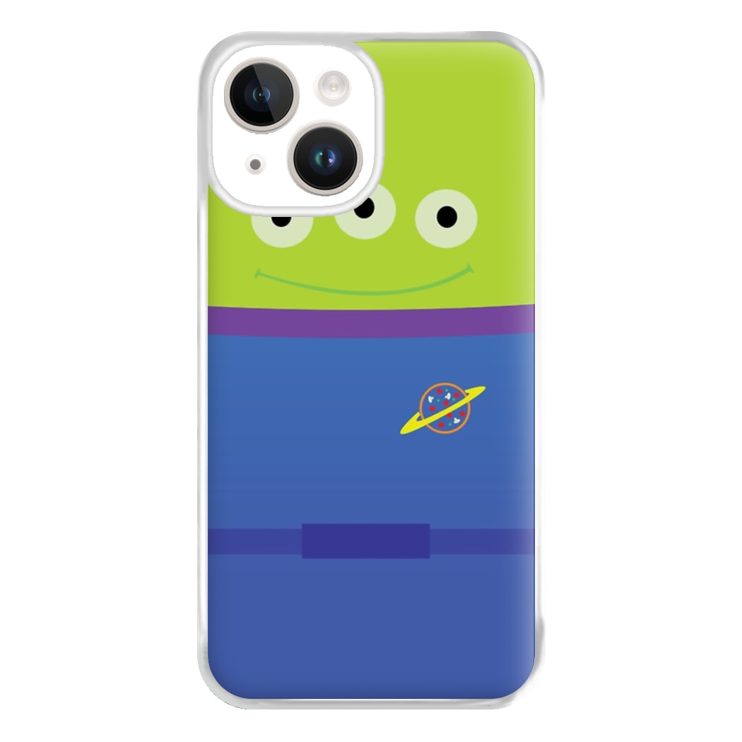 A Story of Toys Alien Costume Phone Case for iPhone 14