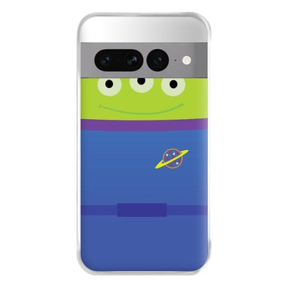 A Story of Toys Alien Costume Phone Case for Google Pixel 7 Pro