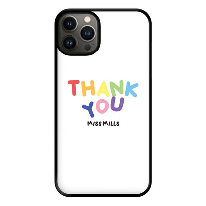 Thank You - Personalised Teachers Gift Phone Case for iPhone 13