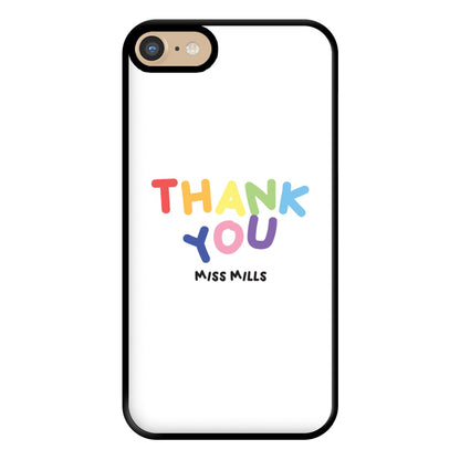 Thank You - Personalised Teachers Gift Phone Case for iPhone 6 / 7 / 8 / SE