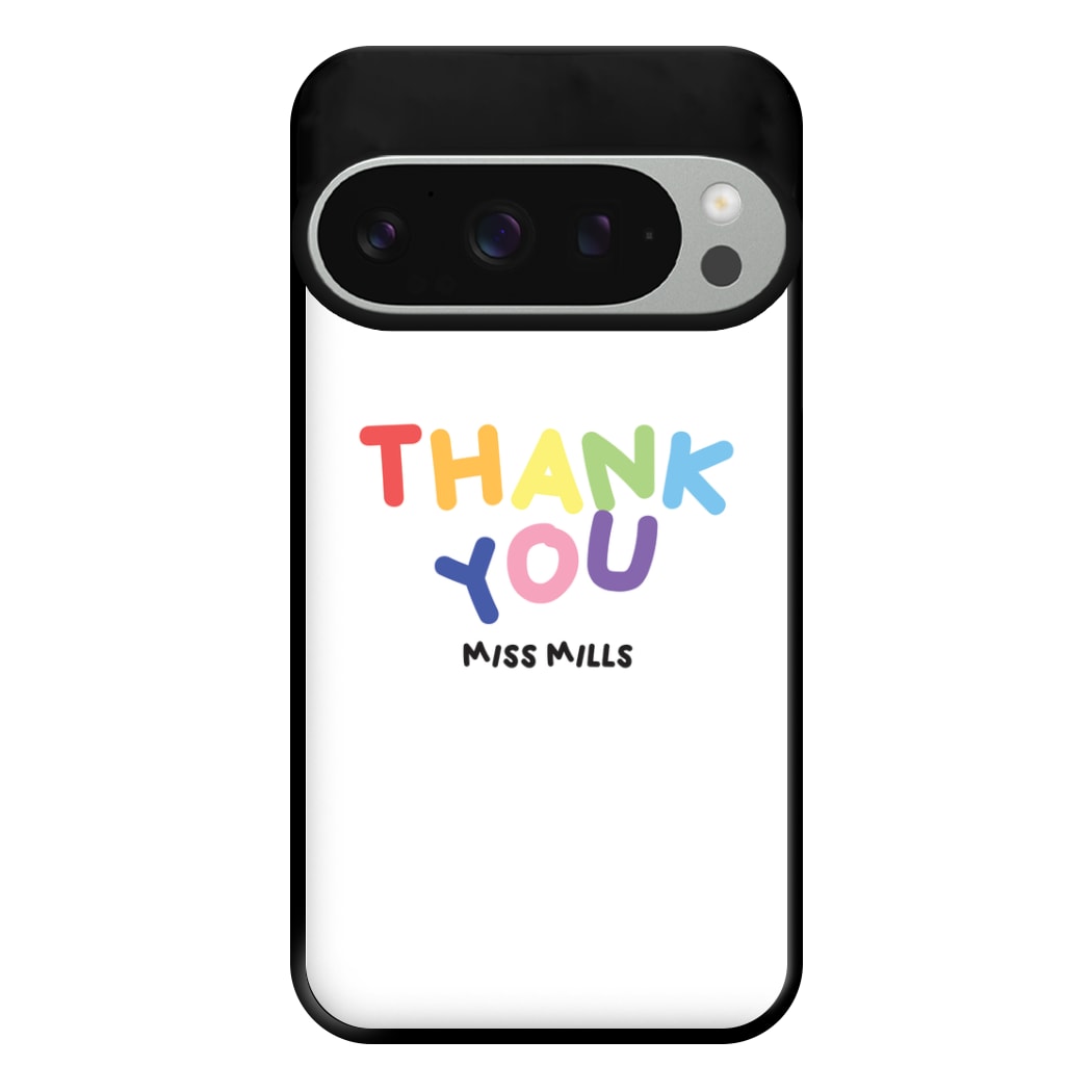 Thank You - Personalised Teachers Gift Phone Case for Google Pixel 9 Pro XL