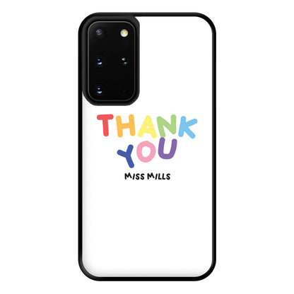 Thank You - Personalised Teachers Gift Phone Case for Galaxy S20 Plus