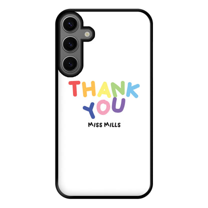 Thank You - Personalised Teachers Gift Phone Case for Galaxy S23FE