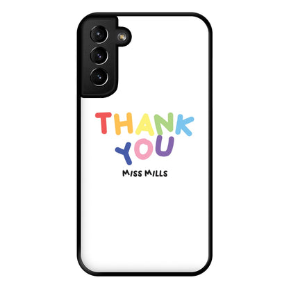 Thank You - Personalised Teachers Gift Phone Case for Galaxy S21 Plus