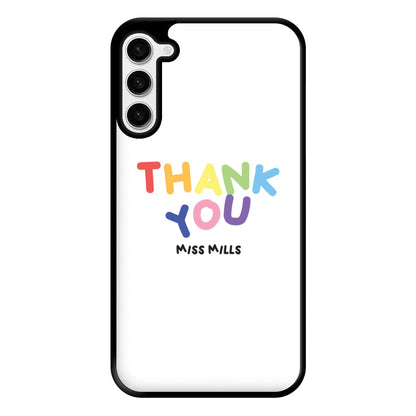 Thank You - Personalised Teachers Gift Phone Case for Galaxy S23 Plus