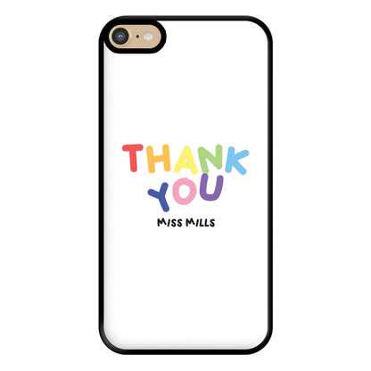 Thank You - Personalised Teachers Gift Phone Case for iPhone 6 Plus / 7 Plus / 8 Plus