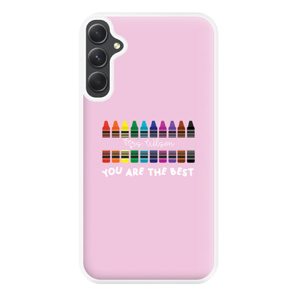 You Are The Best - Personalised Teachers Gift Phone Case for Galaxy A14