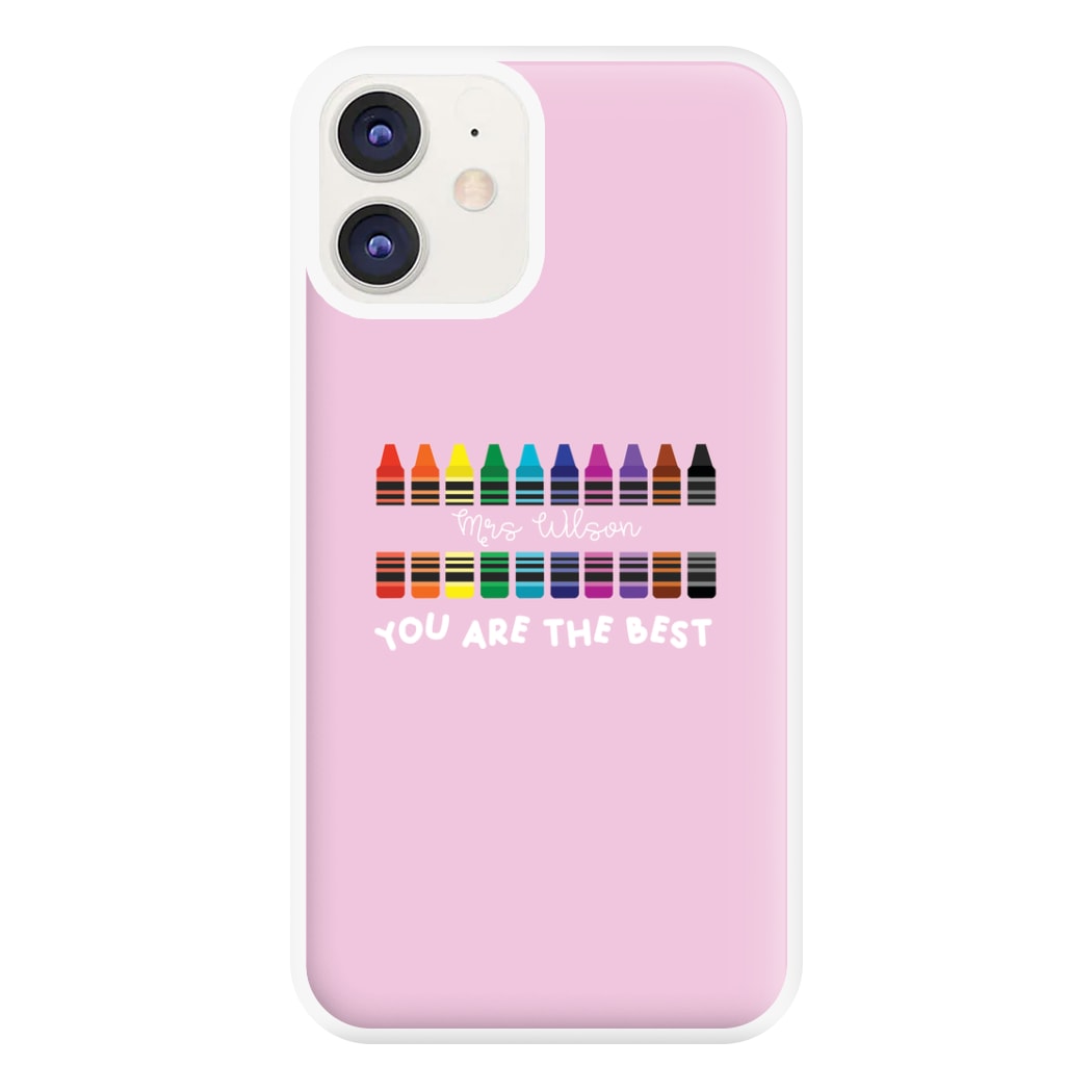 You Are The Best - Personalised Teachers Gift Phone Case for iPhone 11